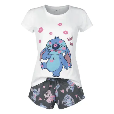 Lilo & Stitch Kiss Kiss Schlafanzug multicolor in