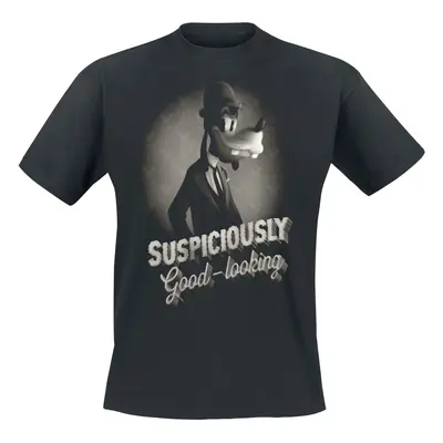 Micky Maus Goofy - Suspiciously T-Shirt schwarz in