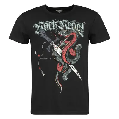 Rock Rebel by EMP T-Shirt With Old Skool Print T-Shirt schwarz in