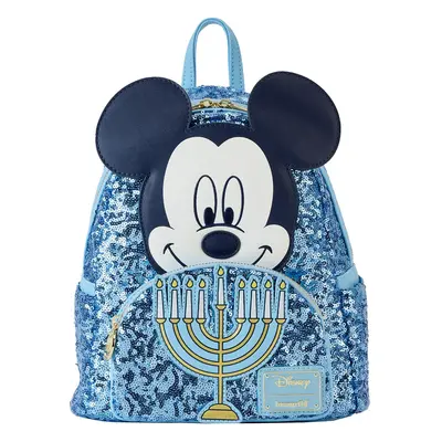 Micky Maus Loungefly - Happy Hanukkah Menorah (Glow in the Dark) Mini-Rucksack multicolor