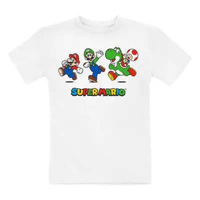 Super Mario Kids - Running T-Shirt weiß in