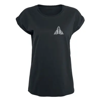 Harry Potter Deathly Hallows T-Shirt schwarz in