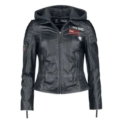 Rock Rebel by EMP Rock Rebel X Route 66 - Leather Jacket Lederjacke schwarz in