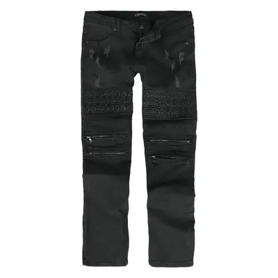 Rammstein Logo Jeans Jeans schwarz in