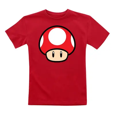 Super Mario Kids - Pilz T-Shirt rot in