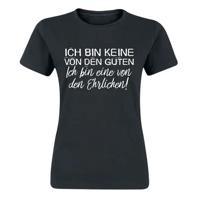 Sprüche Ich bin keine von den Guten T-Shirt schwarz in