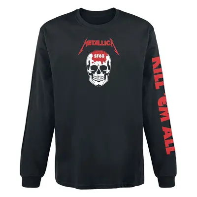 Metallica Kill 'Em All - Skull Langarmshirt schwarz in