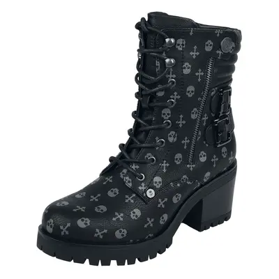 Rock Rebel by EMP Lace-Up Boots Boot schwarz in