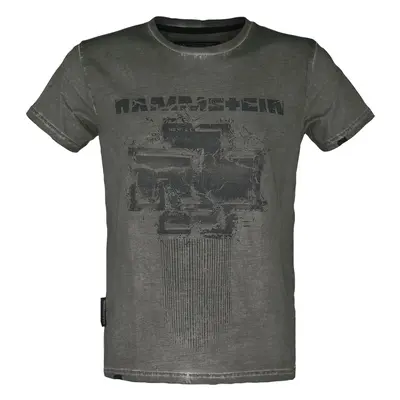 Rammstein Broken Logo II T-Shirt oliv in