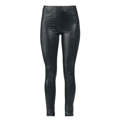 Rock Rebel by EMP Leder-Look Leggings in Krokodiloptik Leggings schwarz in