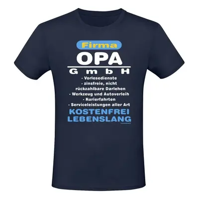 Sprüche Firma Opa Gmbh T-Shirt dunkelblau in