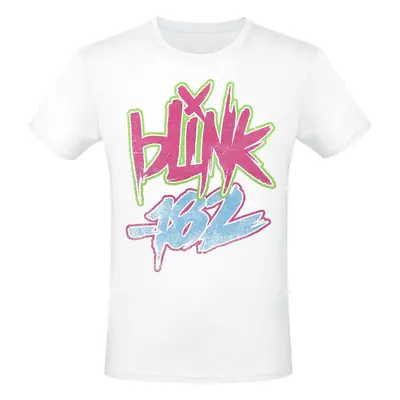 Blink-182 Text T-Shirt weiß in