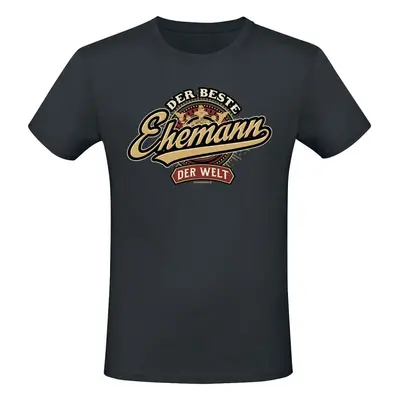 Sprüche Der beste Ehemann der Welt T-Shirt schwarz in