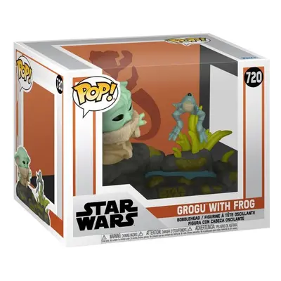 Star Wars The Mandalorian - Grogu with Frog (POP! Deluxe) Vinyl Figur 720 Funko Pop! multicolor