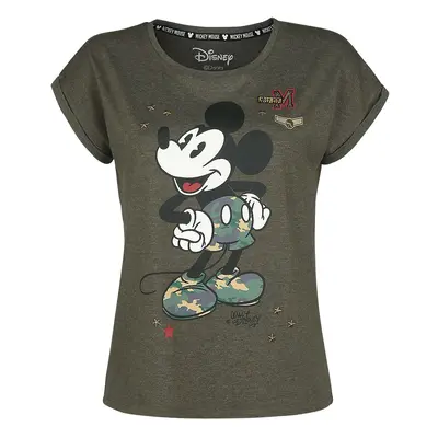 Micky Maus Military T-Shirt khaki in