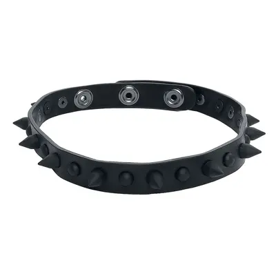 Rock Rebel by EMP Black Studs Halsband schwarz