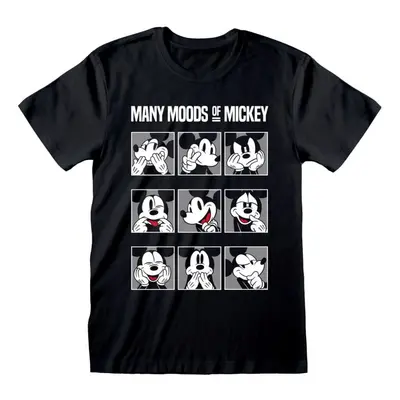 Micky Maus Many Moods of Mickey T-Shirt schwarz in