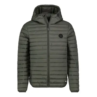 Sublevel Mens Quilted Jacket Winterjacke grün in