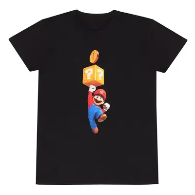 Super Mario Bros. Mario Coin T-Shirt schwarz in