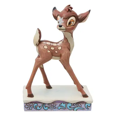 Bambi Frosted Fawn - Bambi Christmas Figurine Statue multicolor