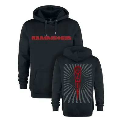 Rammstein Zeit Kapuzenpullover schwarz in