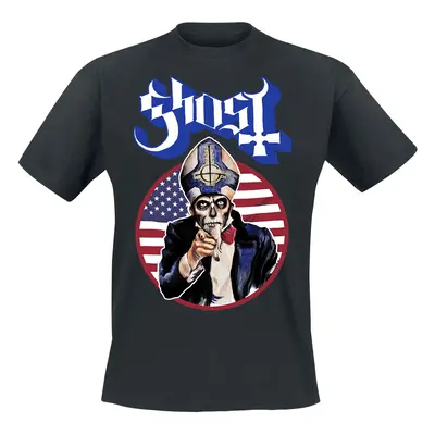 Ghost Uncle Papa T-Shirt schwarz in