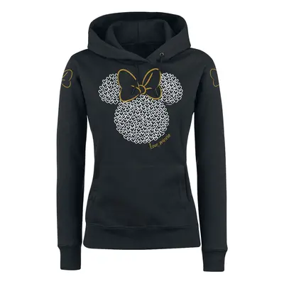 Micky Maus Minnie Maus - Love Kapuzenpullover schwarz in