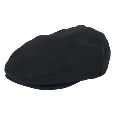 Brixton Hooligan Flannel Flat Cap Mütze schwarz