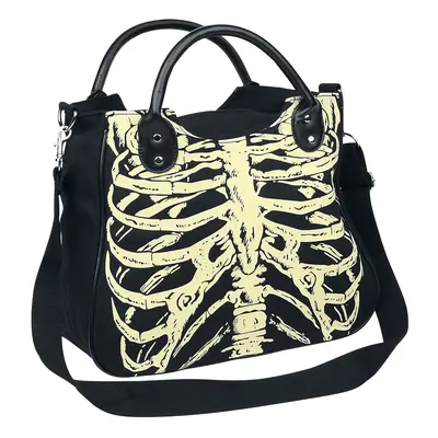 Banned Alternative Skeleton Handtasche schwarz