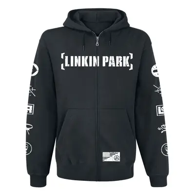 Linkin Park Graffiti Kapuzenjacke schwarz in