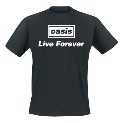 Oasis Live Forever Title T-Shirt schwarz in