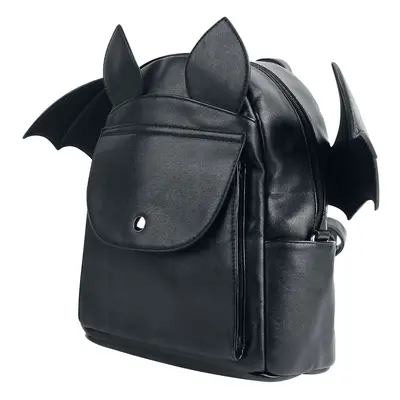 Banned Alternative Fledermaus Mini-Rucksack schwarz