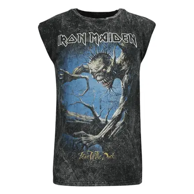 Iron Maiden Fear Of The Dark Tank-Top grau in