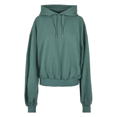 Urban Classics Ladies Organic Oversized Terry Hoody Kapuzenpullover petrol in