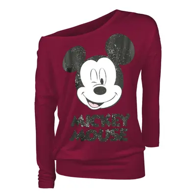 Micky Maus Twinkle Langarmshirt rot in