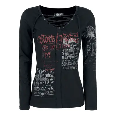 Rock Rebel by EMP Stay Awake Langarmshirt schwarz in