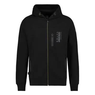 Sublevel Mens Sweatjacket Kapuzenjacke schwarz in