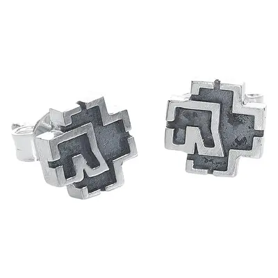 Rammstein Rammstein Logo Ohrstecker-Set silberfarben