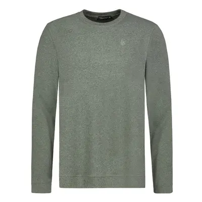 Urban Surface Mens Basic Pullover Sweatshirt grün in