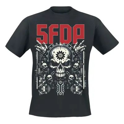 Five Finger Death Punch Gearhead T-Shirt schwarz in