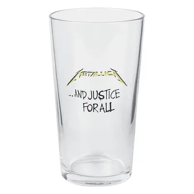 Metallica And Justice For All Bierglas klar