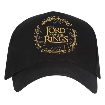 Der Herr der Ringe Logo Cap schwarz