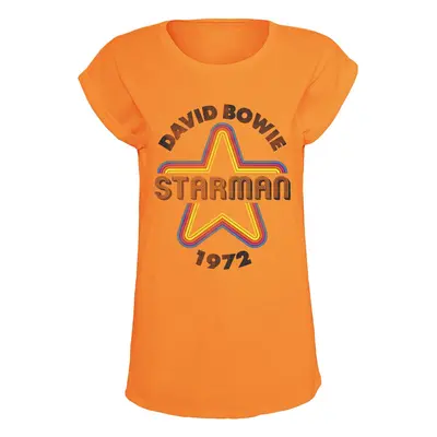 David Bowie Starman '72 T-Shirt orange in