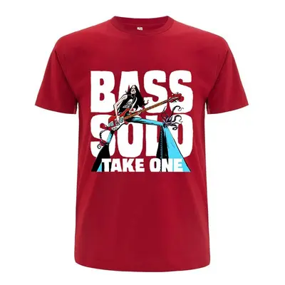 Metallica Bass Solo Cartoon T-Shirt rot in