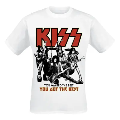 Kiss EOTR Tour 2023 The Best T-Shirt weiß in