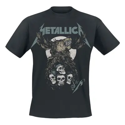 Metallica S&M2 - Skull T-Shirt schwarz in