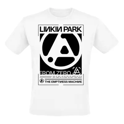 Linkin Park From Zero The Emptiness Block T-Shirt weiß in