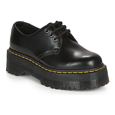Dr. Martens Damenschuhe 1461 QUAD BLACK POLISHED SMOOTH