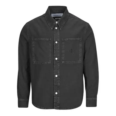 Calvin Klein Jeans Herren-Jacke CANVAS RELAXED LINEAR SHIRT