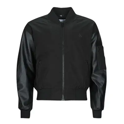 Calvin Klein Jeans Herren-Jacke FAUX LEATHER BOMBER JACKET